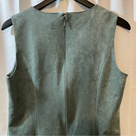 BCBGMaxAzria Suede Adelene Y2k Shift Mini Dress - Size Small - Picture 6 of 10